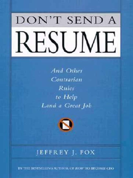 Cover image for Don't Send a Resume